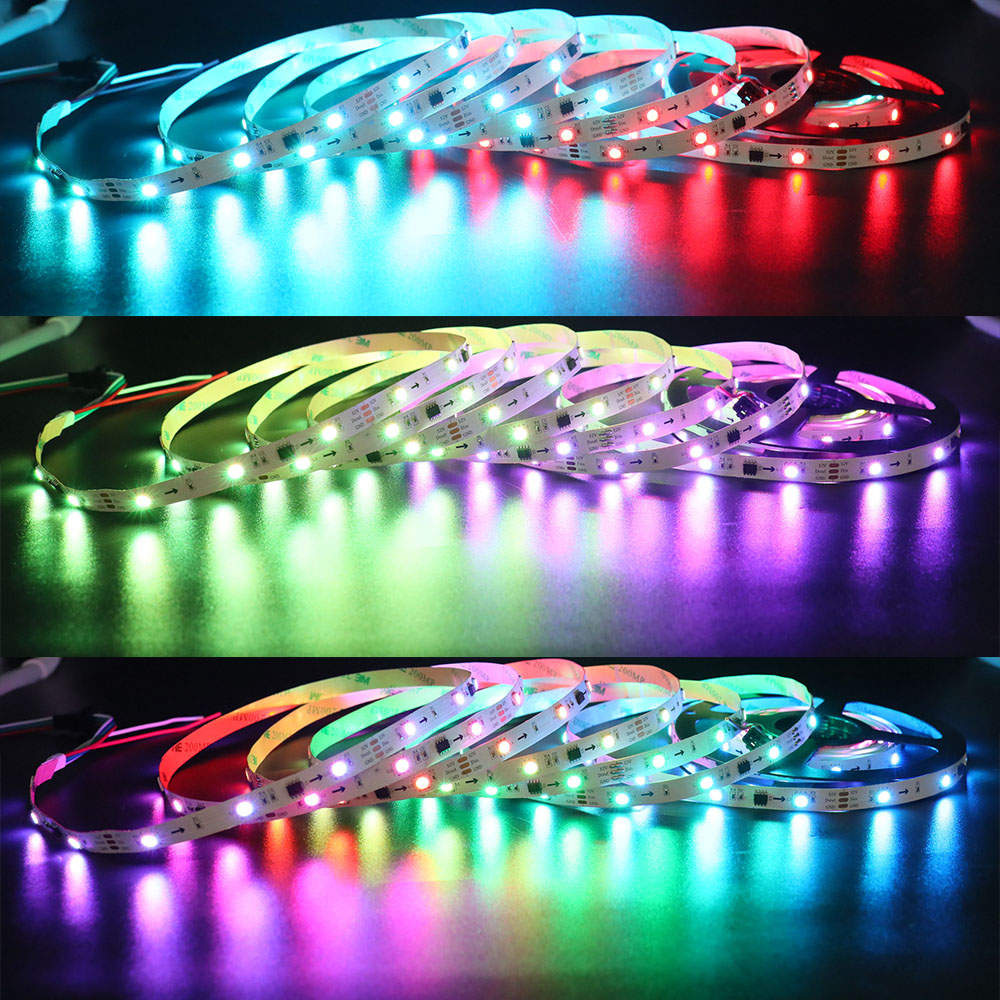 WS2811 DC12V 150LEDs Programmable LED Strip Lights, Addressable Digital Full Color Chasing Flexible LED Strips, Indoor Use, 5m/16.4ft Per Reel By Sale WS2811 DC12V 150LEDs Programmable LED Strip Lights, Addressable Digital Full Color Chasing Flexible LED Strips, Indoor Use, 5m/16.4ft Per Reel By Sale
